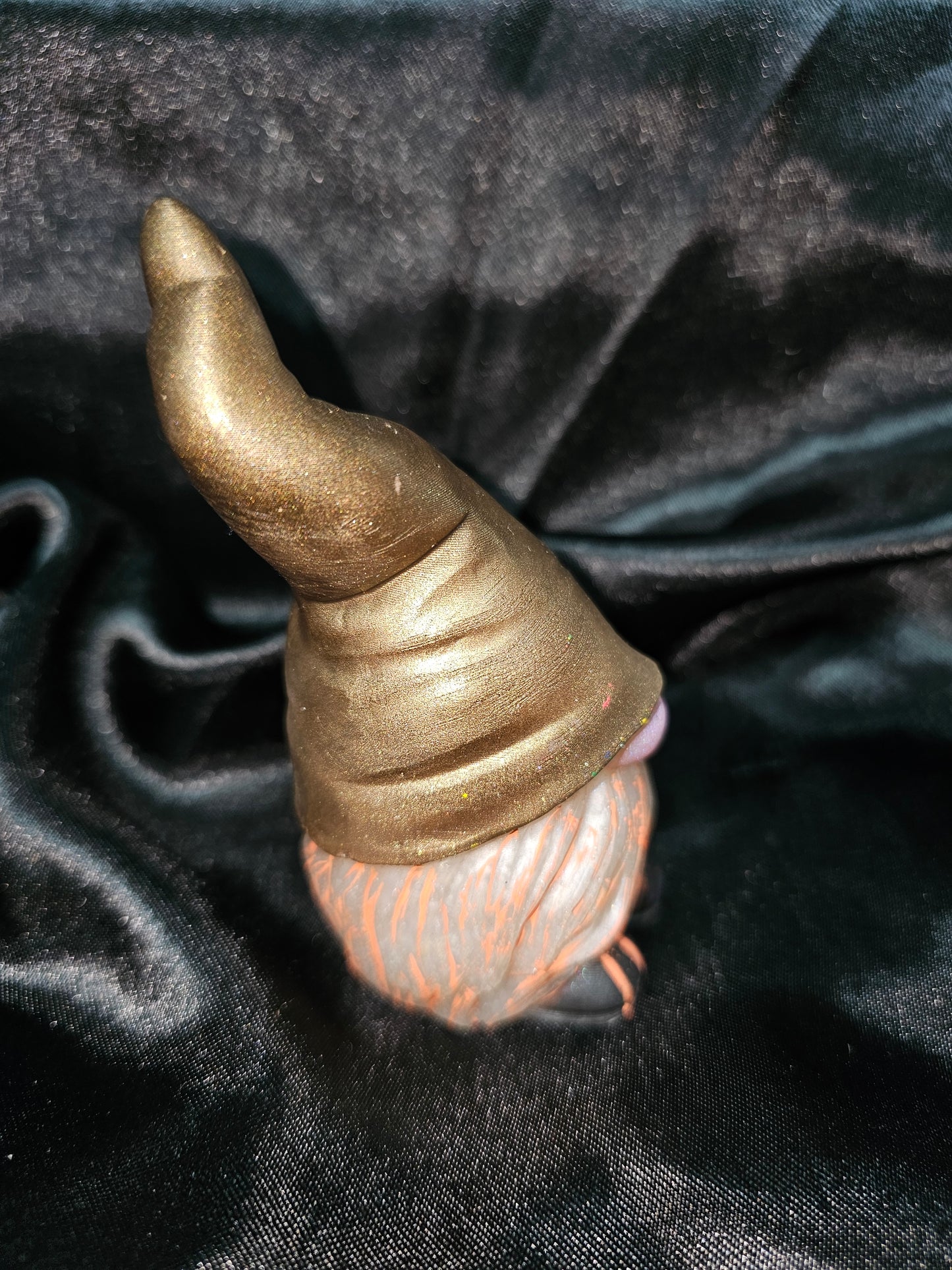 Resin Gnome Brown & Orange